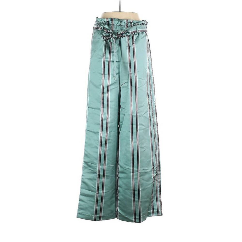 NWT‎ Hemant & Nandita Striped Wide Leg Pants Mint Size XS - Picture 3 of 13
